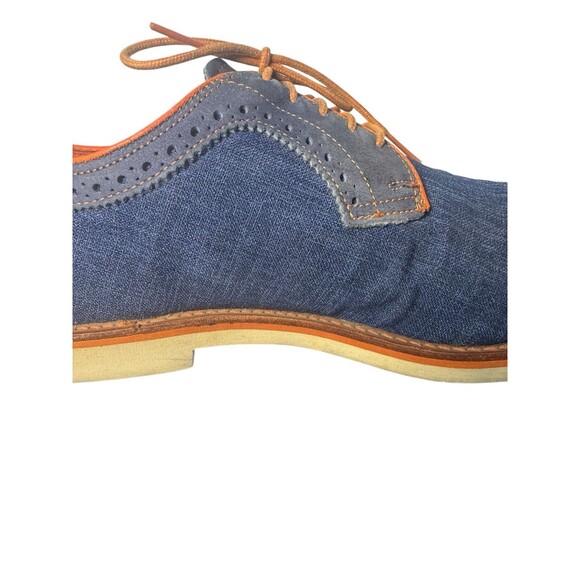 Allen Edmonds Baton Rouge Blue And Denim Cap Toe Dress Shoes 3711 US 12 B main image 5
